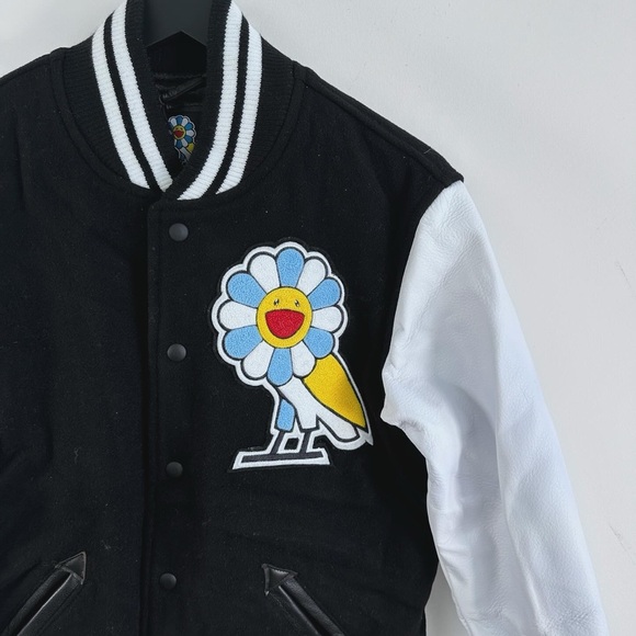Brand New with Tags OVO x Murakami Limited Edition Varsity Jacket - Picture 4 of 6